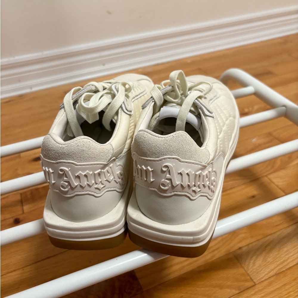 Palm Angels Cream Sneakers
